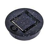 Solar-Ersatzoberteil | Laternenteile mit Solarpanel | Wasserdicht & Automatisch Ein/Aus – LED-Solarleuchten-Zubehör für Terrasse, Garten, Hof & Gehweg