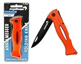 Angel-Berger Angelmesser Folding Knife Fischmesser Klappmesser Edelstahl Outdoor Messer für Fisch und Angeln