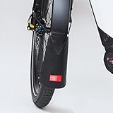 Fahrer Berlin Unisex – Erwachsene Latz-E Spritzlappen, Schwarz, 90 mm