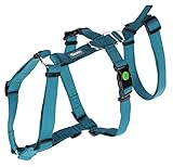 Kerbl Pet Pet 80043 Panikgeschirr Miami, Ausbruchsicher, Petrol, 48-70cm