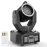 12PCS 30W Mini Moving Head Spot-Beam Discolicht, RGB LED Lichtshow mit Fernbedienung Mustereffektlicht mit Blende DMX512 für Bühnen Party Club DJ