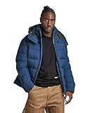 G-STAR RAW Herren G-Whistler Padded Hooded Jacke, Blau (rank blue D20100-D199-868), L