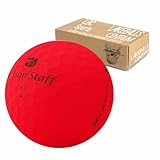 lbc-sports 24 Wilson Staff Dx2 / Duo Soft Optix Golfbälle - AAAAA - PremiumSelection - Rot - Mattes Finish - Lakeballs - gebrauchte Golfbälle - im Netzbeutel