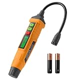 Gasmelder, TopTes PT210S Gasspürgerät mit 10 cm Sonde, ideal für den Einsatz in Wohnhäusern und Wohnmobilen, zur Erkennung von Erdgas, Methan, Propan.. Misst%LEL (Inklusive Batterie x2) - Orange