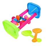 Beaupretty Kindersandspielzeug mit Sanduhr und Wasserrad Buntes Strandspielzeug für Outdoor Spiele Am Strand Pool Garten und Sandkasten Fördert Farberkennung und Kreatives