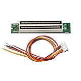 Mini Dual 12bit LED Musikpegelanzeiger Modul mit einstellbarer Lichtgeschwindigkeit VU Meter, Stereo-Board mit AGC-Modus für DIY Audio(A)