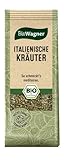 BioWagner - Bio Italienische Kräuter | mediterrane Kräuternote für Tomatensaucen, Antipasta oder Fleischgerichte | naturbelassene Bio-Zutaten | recyclebare Verpackung | 10 g