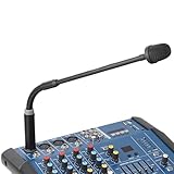 Plyisty Dynamisches Schwanenhalsmikrofon, XLR Dynamisches DJ-Mikrofon, Schwanenhals-DJ-Mikrofon für Gesangsanwendungen