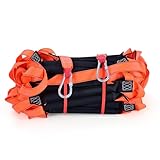 Meidansini Strickleiter, 10M Notfall Feuerleiter Training Soft Ladder, Flammensichere Seilzugleiter 2-3 Stockwerk Wiederverwendbares Fenster Balkon Baumhaus Sicherheits Rettungsleiter