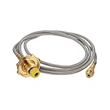 Parliky 1Stück Camping Gasschlauch Verlängerungsrohr für Flüssiggasanschluss Robuste Für Camping BBQ Wohnwagen und Gasherd Schnellkupplung