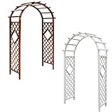 Robuste Holz-Pergola für den Garten, extra breit, Hochzeitsrose, Rankgitter, Unterstützung für Outdoor-Dekoration