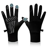 BLUEVER Touchscreen Handschuhe Radsporthandschuhe Herren Damen rutschfest Winddicht Fahrradhandschuhe Winterhandschuhe für Radfahren Laufen Fahren Joggen Skifahren(S)