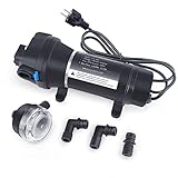 BACOENG AC220V 40 PSI Selbstansaugende Druckwasserpumpe Membranpumpe Trinkwasserpumpe 17 Ltr./Min mit Hochleistungsdruckschalter