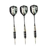 HANABASS 1 Satz Aluminium Dartpfeile Mit Tiger Muster Und Leicht Für Sportveranstaltungen Und Freizeitaktivitäten Abriebsfest Und Langlebig 3 Stück