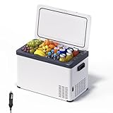WOLTU Kompressor Kühlbox Auto 30L, 12V 230V Elektrische Camping Kühlbox mit Gefrierfach, Dual Zone Kühlschrank, Kühltruhe Auto Mini Kühlbox Gefrierbox für Lkw, Strand, Picknick, Summer Saver