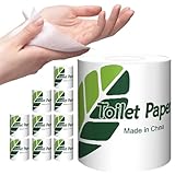 Toilettenpapierrollen – Toilettenpapierrollen, Taschentuch | 10 ultraweiche Toilettenpapierrollen | Tissuê Essservietten für Frauen Kinder | Toilettenpapier