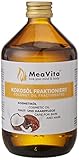 VitaFeel Kokosöl Fraktioniert 500 ml | Transparent & Flüssig | Geruchsneutral, Feuchtigkeitsspendend für Haut & Haar | Natürliches Pflegeöl für Make-Up Entfernung, Massage & Haarmaske