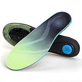 XINIFOOT Einlegesohlen zur Unterstützung des Fußgewölbes mit Mittelfußpolster – Plantarfasziitis-Entlastung orthopädische Einlagen für Männer und Frauen – Plattfüße und Fersensporn