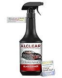 ALCLEAR Glasreiniger Auto für Windschutzscheiben - Premium Autoscheiben Reiniger mit Tiefenwirkung & Abperleffekt - 100% Streifenfrei - Intensiv Scheibenreiniger für Innen & Außen - 1000ml