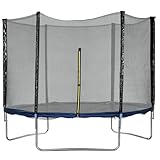SPORTNOW Trampolin für den Außenbereich, Kinder, Trampolin Ø 305 cm, für Kinder, mit Sicherheitsnetz, gepolsterten Pfosten und Leiter, Gartentrampolin für Kinder, Jugendliche und Erwachsene