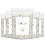 GymBeam Tapioka Perlen - Glutenfreie weiße Kugeln ohne Zucker oder Fett, vielseitig einsetzbar in der asiatischen Küche, perfekt für Puddings und als Verdickungsmittel, vegan (500 g (5er pack))