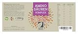 Aminosäuren Komplex hochdosiert - 240 Tabletten mit 6.000 mg Aminosäuren pro Tag: 9 essentielle Aminosäuren + 3 Co-Faktoren: Taurin, Carnitin & Glycin - laborgeprüft mit Zertifikat - 100% vegan