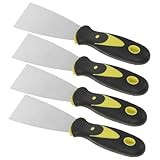 KONTONTY 4Stücke Teiliges Palettenspatel Mit Metallschaber Für Wandreparaturen Und Tapetenentfernung Lagern