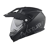 MTR SX-1 Evo Integral- & Crosshelm, ECE 22.06 Geprüfter Motorradhelm, Getönte Sonnenblende Integriert, Crosshelm mit Visier, Motorrad Helm mit Belüftung, Inklusive Wind- & Atemabweiser, S