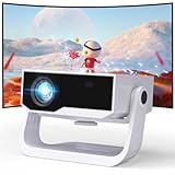 Intelligenter Videoprojektor Wielio Android 11, FHD 1080P, kompatibel mit 4K, WiFi6 & BT5.2, 700ANSI, Unterstützung 120°, elektronischer Fokus, Trapezkorrektur für iOS/Android/Switch/PS5