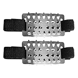 Überschuh Mittelsohle Edelstahl Greifer Schuhspikes Griffe Schnee mit Verstellbaren Riemen Rutschfeste Stollen für Männer Erwachsene