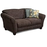 CAVADORE 2-Sitzer Gootlaand / Großes Sofa im Landhausstil / Mit Federkern / 163 x 89 x 84 / Dunkelbraun