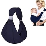 Babytrage Seitlich, Kindertrage, Tragetuch Baby Neugeboren, Toddler Carrier, Babytragetücher für Babys von 0 bis 48 Monaten, Kleinkinder bis 20kg, Hochwertige Materialien,Ergonomisches Design