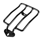 KIMISS Aluminium Alloy Motorrad Gepäckträger, Gepäckablage Gepäckträger Hinten Kotflügelträger Halterung Für XL883/1200 X48 2004-16