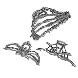 Halloween-Haarspangen für dickes Haar - Tragbare Haarspange | 3 Stück Haarspangen für Mädchen Schule Universität Reise Fitnessstudio Shows Tanz Konzerte