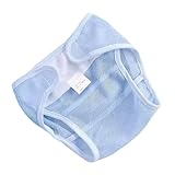 Mehrweg-Stoffwindeln - Wiederverwendbare Windeln Mit Leichtem Atmungsaktivem Mesh-Überhose - Mesh-Hosen Für Empfindliche Haut, Reisen Und Auslaufsicherer Schutz Für Die Kita