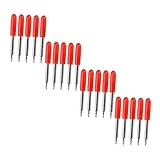 Gadpiparty 50 Stück Beschriftungsmesser Plotter -klingen Schneidklingen Plotterklingen Aus Vinyl Plotterschneider Vinylplotter Klingenplotter Rot Wolfram Stahl