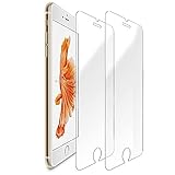 Cracksin Panzerfolie kompatibel mit iPhone 8+ PLUS [2 Stück] 9H Displayschutzfolie,Schutzfolie [kein Glas] 9H Glas Folie,100% Fingerabdrucksensor Nano-Tech