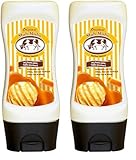 Original Muh‑Muhs Toffee Sauce 150ml – Feiner Sahne-Toffee Geschmack in praktischer Kopfstandflasche – Ideal zum Verfeinern von Desserts, Eis, Gebäck oder Kaffee (1 x 150ml) (Packung mit 2)