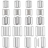 AHANDMAKER Bikini-Clips aus Legierung, 5 Stile, Ersatzteil, Vorderverschluss, Bikini-Verschluss, Badeanzug, Ersatzverschlüsse für Dessous, Nähen, Bramaking, feste Kleidung, 20 Stück