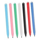 LALAFINA 7 Stück Teiliges Stylus Pen für LCD Schreibtafeln Kratzfeste Ersatzstifte in Farben Leichter Zeichnen und Schreibstift für Touchscreen Tablet Präzise Druckempfindlichkeit