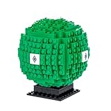 Borussia Mönchengladbach Klemmbausteine „Ball“ | 249 Teile | Offizieller Fanartikel Fohlenshop | Gladbach Fanartikel Modellbausatz | Deko- & Sammel-Ball im Borussia Design | Ca. 12,8 × 12,8 × 12,5 cm