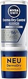 NIVEA MEN Derma Dry Control Maximum Deo Roll-on (50 ml), Deodorant gegen starkes Schwitzen, hautschonendes Antitranspirant für 96h Schutz und ein geschmeidiges Hautgefühl