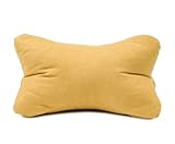 Gözze - Kuschelweiches Lesekissen Darco, Ideal als Sofakissen oder Leseknochen, 40 x 25 cm - Senf