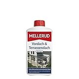 MELLERUD Vordach und Terrassendach Reiniger Konzentrat | 1 x 1 l | Hohe Wirksamkeit und strahlender Glanz für alle Glas- und Kunststoffdächer