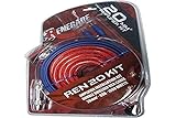 Renegade Ren20Kit Car HiFi Endstufen-Anschluss-Set 20mm² schwarz, blau, rot