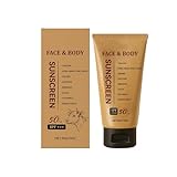 Beef Tallow Sunscreen, feuchtigkeitsspendende Sonnenschutzlotion für Haut & Körper, No White Erfrischend & feuchtigkeitsspendend für alle Hauttypen (1PC)