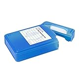 LogiLink UA0133 Festplatte Schutzhülle für 1x 8,9 cm (3,5 Zoll) HDD, blau