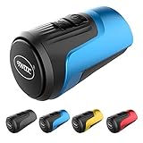 BSSOK Fahrradklingel Elektrisch, 125 dB Laut Fahrradhupe Elektrische Anti-Diebstahl Alarmanlage 1 Tonmodi, Mit USB-Wiederaufladbar für Erwachsene Kinder MTB/Rennrad/BMX/Elektroroller (Blau)