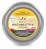 Original Bachblüten Nr. 39 Emergency Plus Pastillen Kirschpflaume von Lemon Pharma, Vegan und Zuckerfrei