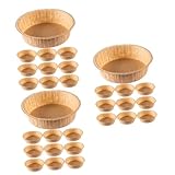 Veemoon 10 Stück Papier Backformen - Einweg Runde Kuchenformen Und Muffin Förmchen - Ideal Für Leckere Backkreationen Und Einfaches Servieren Von Gebäck